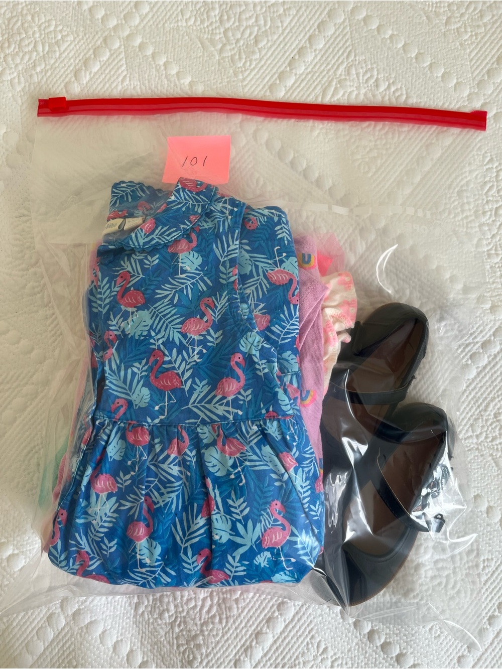 Girls Rainbow Tulle Dress + 3 Printed Dresses Bundle - Picture 8 of 8